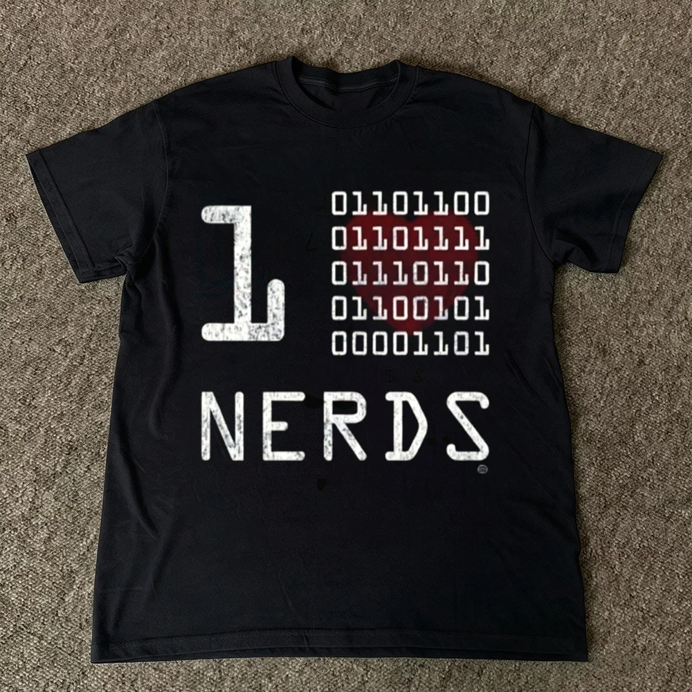 Women Binary Code Nerd Graphic Print T-Shirt Funny Programmer Geek Science Technology Casual Short Sleeve Tee Tops Clothing