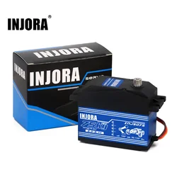 INJORA High Voltage INJS075 75KG High Voltage Super Torque Digital Servo with 15T Metal Arm for 1:5 RC Car BAJA RC Truck Parts