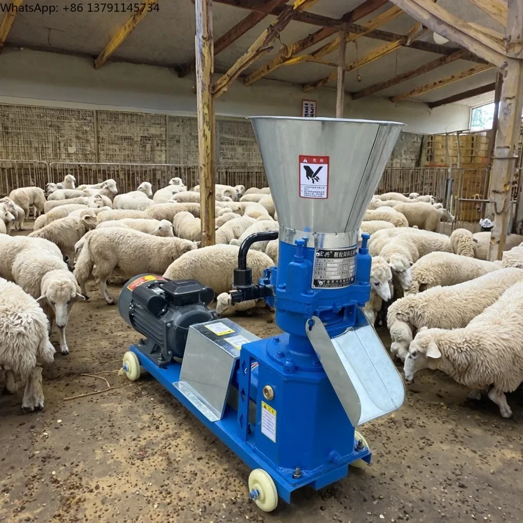 

High-quality Pelletizer for Poultry Farms Portable Mini Pellet Machine for Animal Feed,