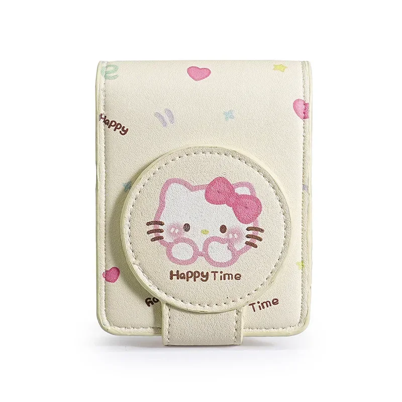 Doce Bolsa De Armazenamento Kawaii Sanrio Para Meninas, Bolsa De Viagem Portátil, Estojo De Maquiagem, Estojo Espelho, Anime Ins, Bonito Pochacco