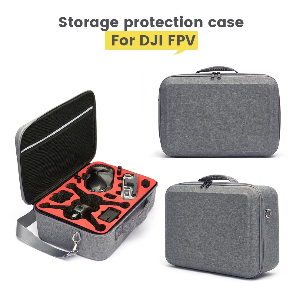 To Drone Bag For DJI FPV Combo Glasses V2 Portable Protection Storage Carrying Case Durable Resistant Waterproof Nylon