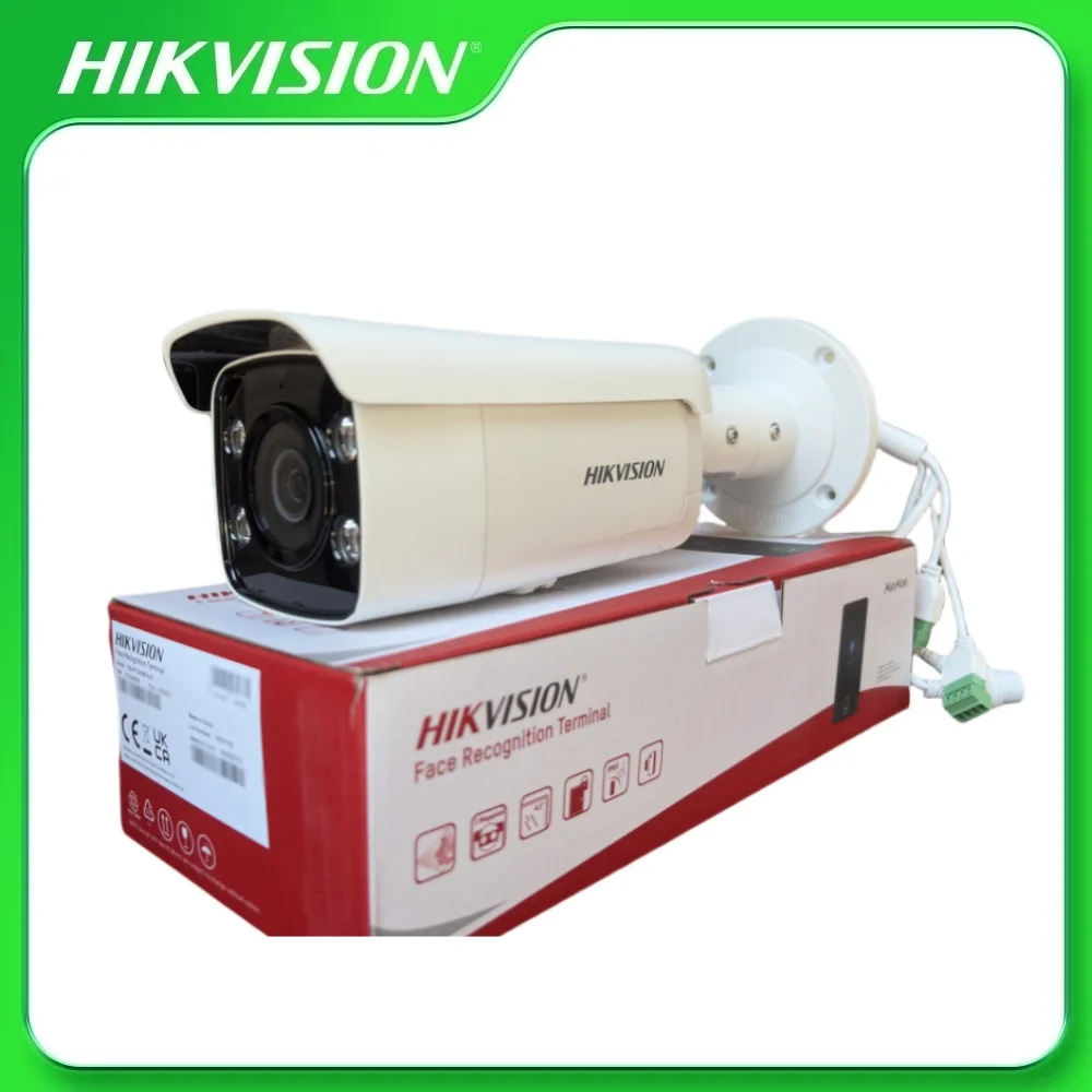 Hikvision DS-2CD2T87G2-LSU/SL 8MP ColorVu Strobe Light and Audible Warning Fixed Bullet Network Camera Two-way Audio H.265+ IP67