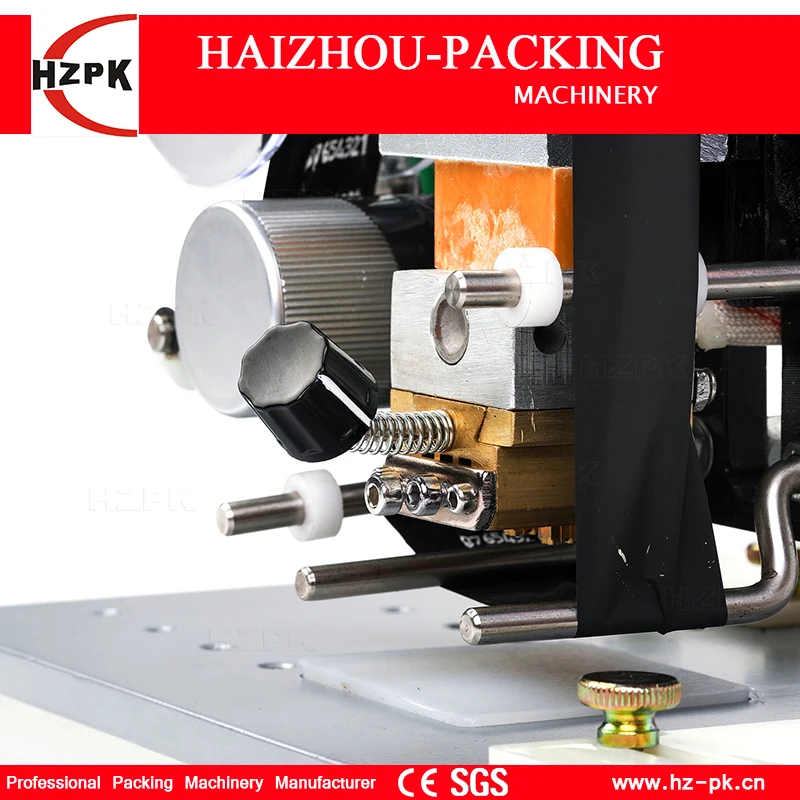 HZPK Electric Hot Ribbon Label Printing Machine Numbers Print Machine Plastic Film/Plastic Bag Date Printing With A Ribbon Free