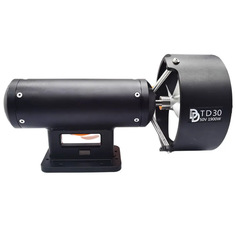 30KG 2KW 48v Electric Ship Bow Thruster 2000w Rov Underwater Thruster with Propeller Motor 24V