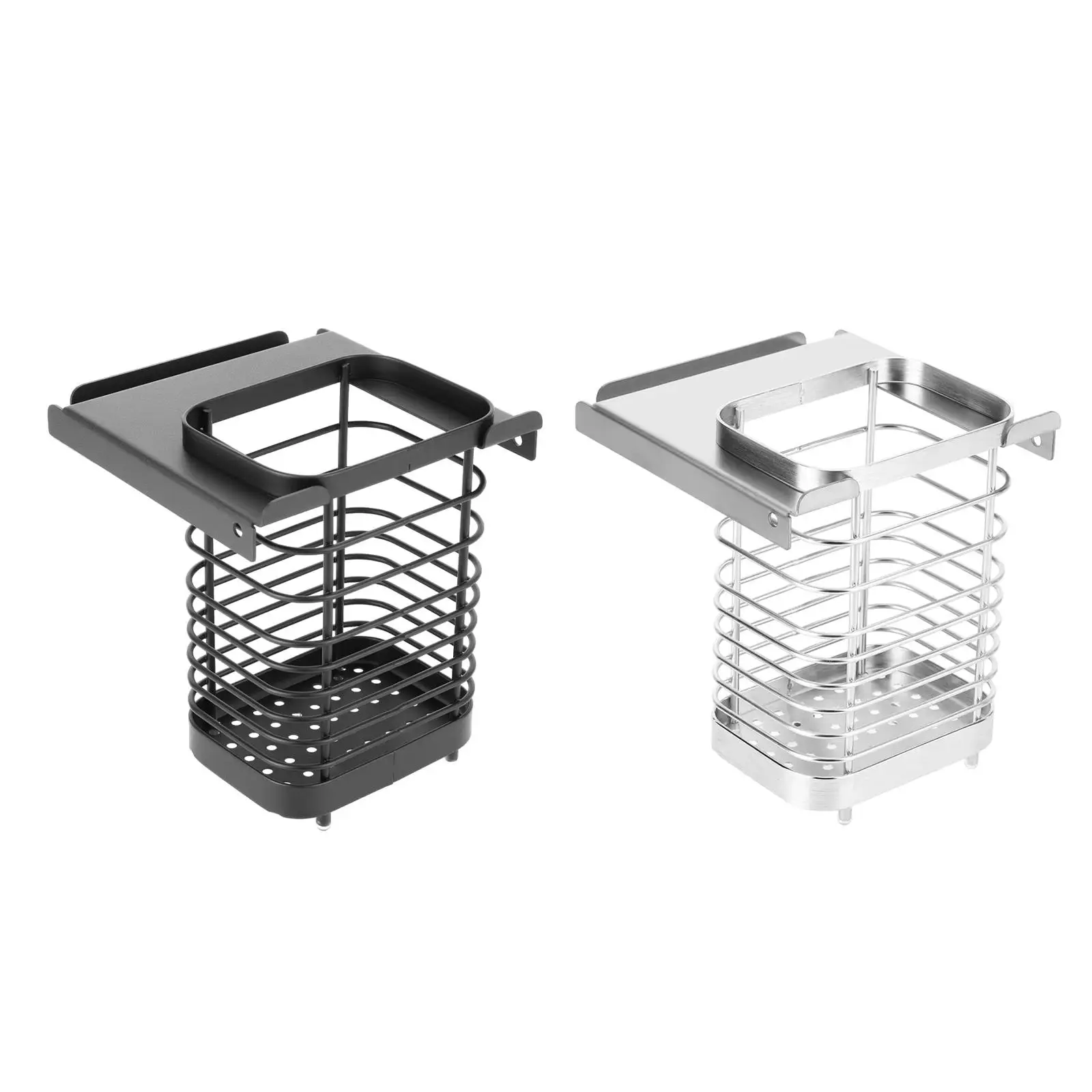 Chopsticks Cage Utensil Holder Flatware Storage Drainer Storage Basket Chopsticks Holder for Backpacking Travel BBQ Backyard