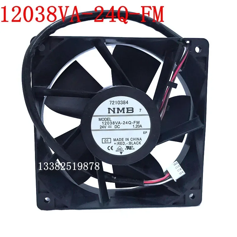 

Ventilador frecuencia variable 12038VA-24Q-FM, 24V, 1.2A, 12038, 4 cables, PWM, nuevo