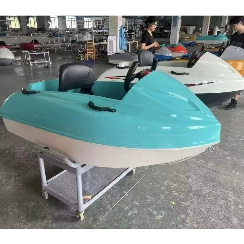 High-Power Outdoor Fishing Boats 15KW 60V Electric Karting Boat Jet Electric Boat for Adult Ocean Water Sport Surfing