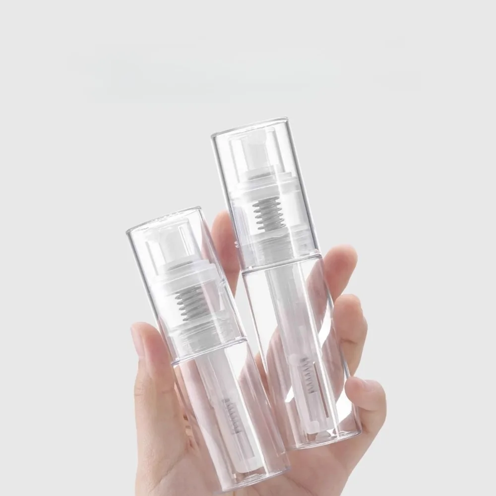 Картина 5: Парикмахерская, распылитель для порошка, прозрачные пустые пластиковые бутылки, насос-распылитель, распылитель для носа, многоразовые инструменты для укладки, аксессуары