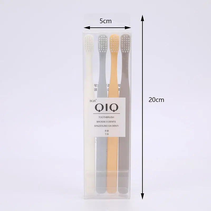 4PCS Soft Bristle Small Head Toothbrush Travel Brush Tooth Care Oral Hygien