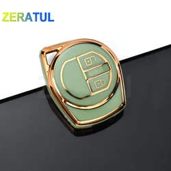 2 Buttons Soft TPU for Suzuki Celerio Liana Swift Splash Alto SX4 Vitara Car Remote Key Shell Case Cover Fob Protector