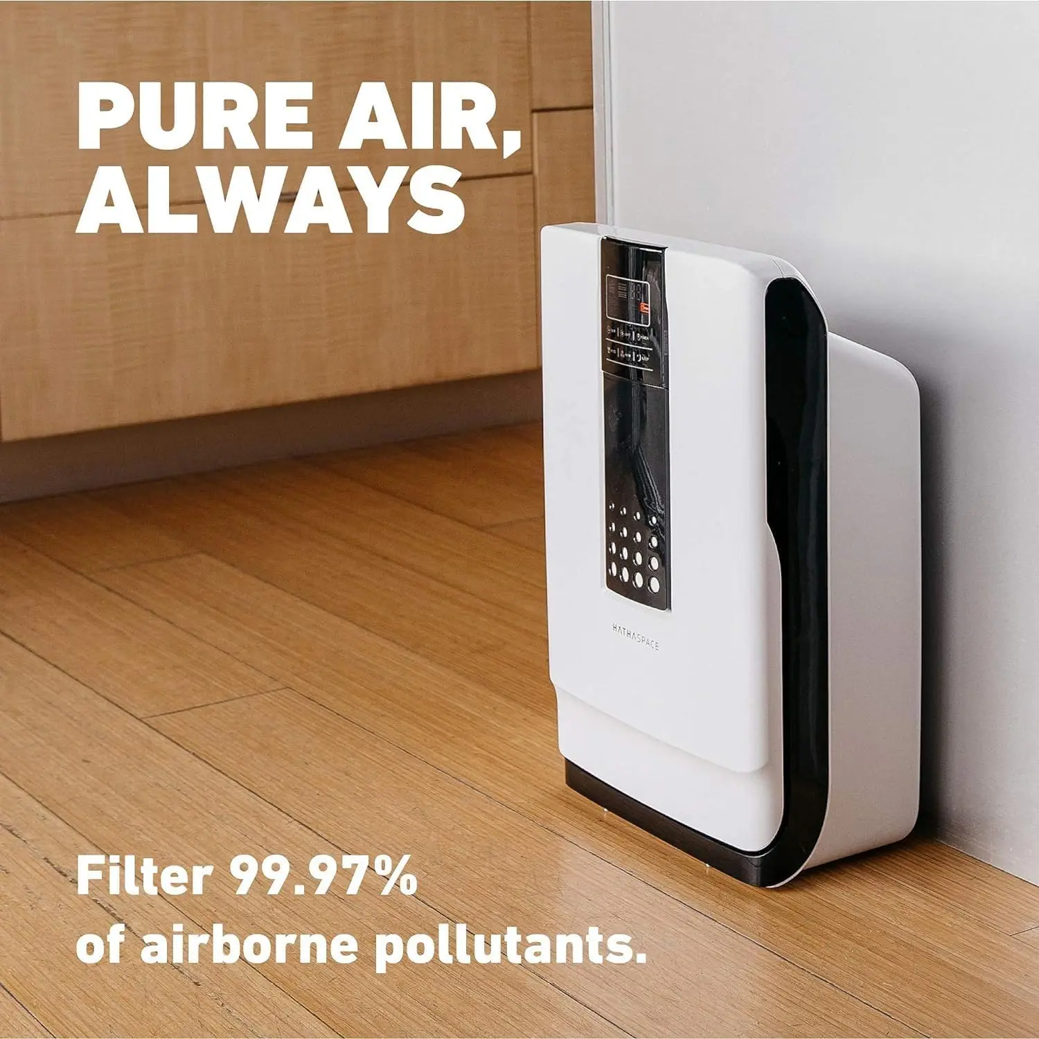 Smart Air Purifiers - True HEPA Air Purifier, Cleaner & Filter for Allergies, Smoke, Pets - Eliminator of 99.9% of Du