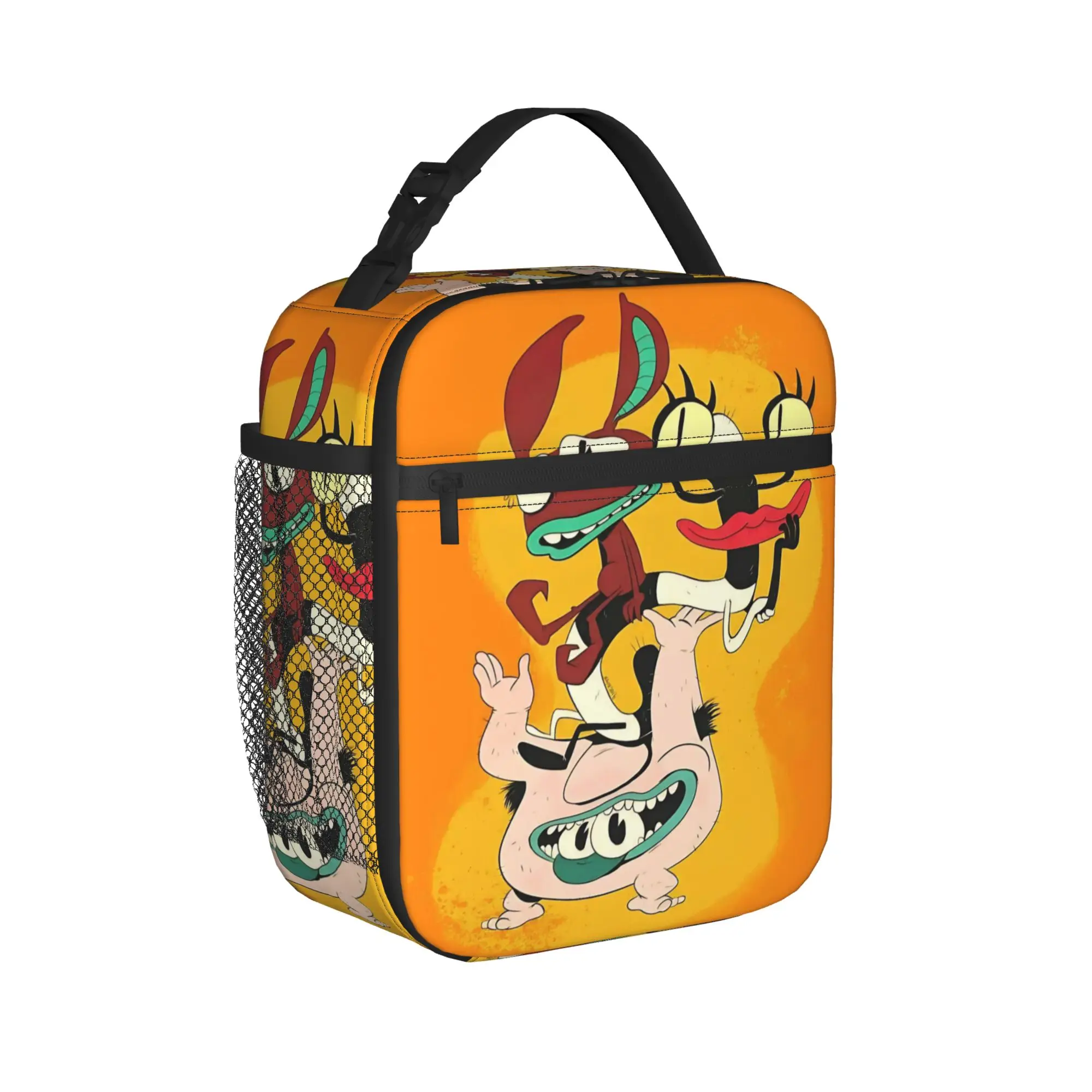 Insulated Lunch Boxes Aaahh Real M-Monsters  Accessories  Lunch Food Box New Arrival Cooler Thermal Bento Box For School
