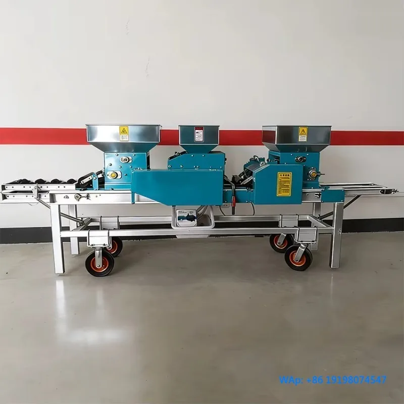 

Automatic Rice Nursery Tray Sowing Machine Precision Seeder 1 Year Warranty Engine Driven Video Supported