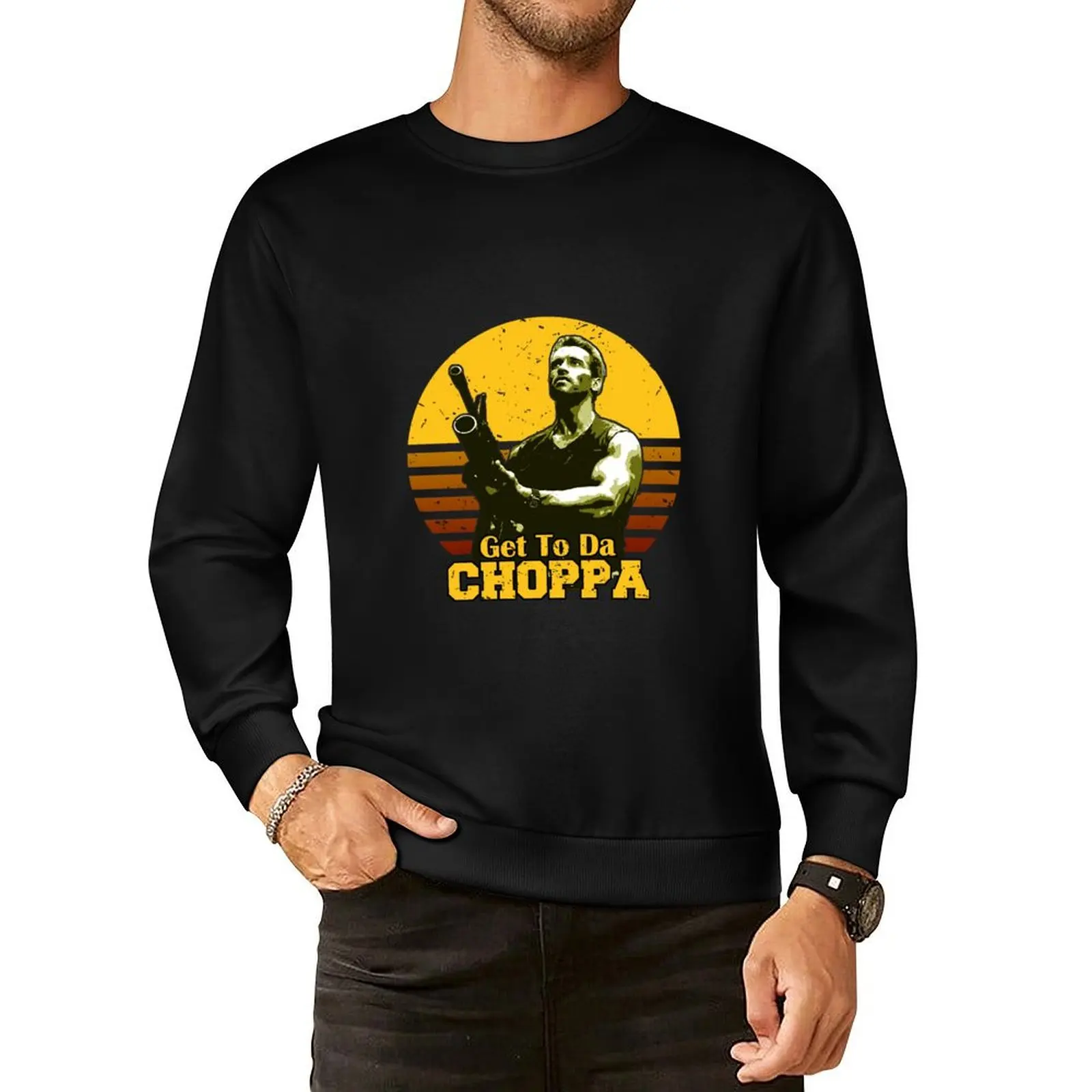 

Get To Da Choppa Pullover Hoodie men's clothing korean autumn clothes new sweatshirts