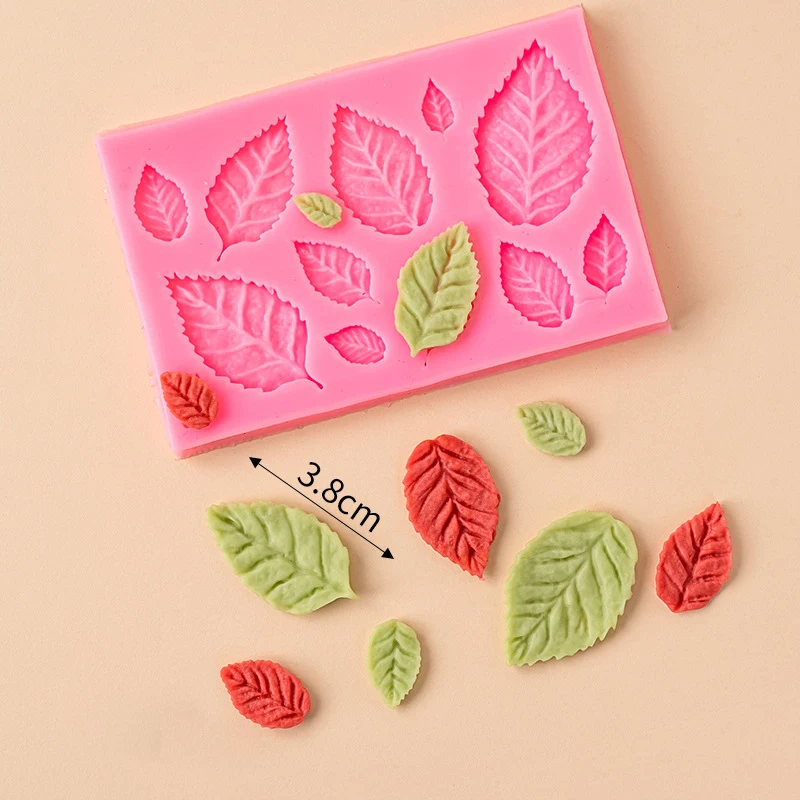 Various Leaves Maple Leaf Silicone Molds For Cake Decoration Tools DIY Chocolate Resin Molds For Fondant Kitchen Baking Supplies