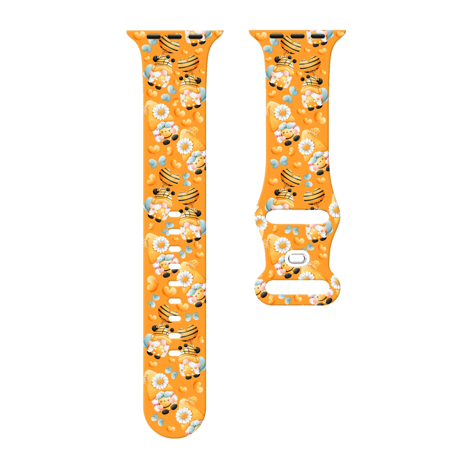 

Bee Elf for Apple for Apple Watch 11 10 9 8 7 Silicone Band Replacable Bracelet for iWatch 46mm 42mm 41mm 40mm Watchband