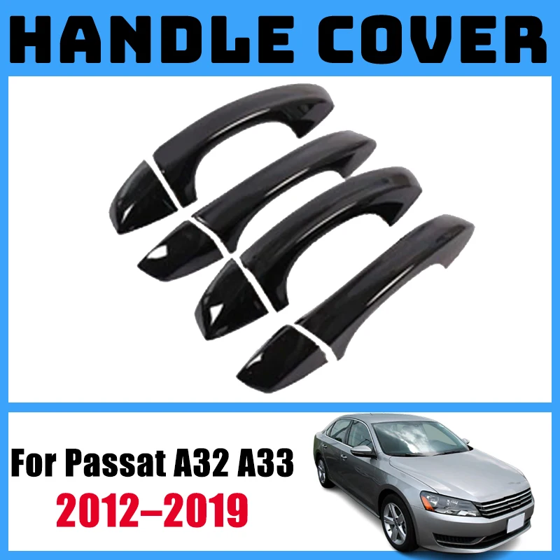 

Car Door Handle Cover For Volkswagen VW Passat NMS A32 A33 2012-2019 2013 Accessories Exterior Outer Door Handle Tuning Stickers