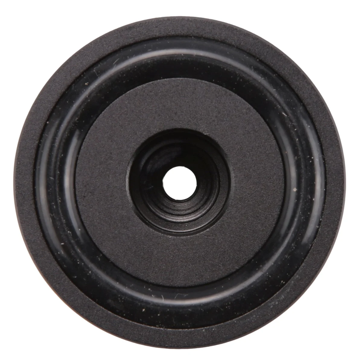 A44T4Pcs 40X20mm الألومنيوم HIFI AMP مكبر الصوت عزل حامل القرص الدوار DAC قدم الوسادة (أسود)