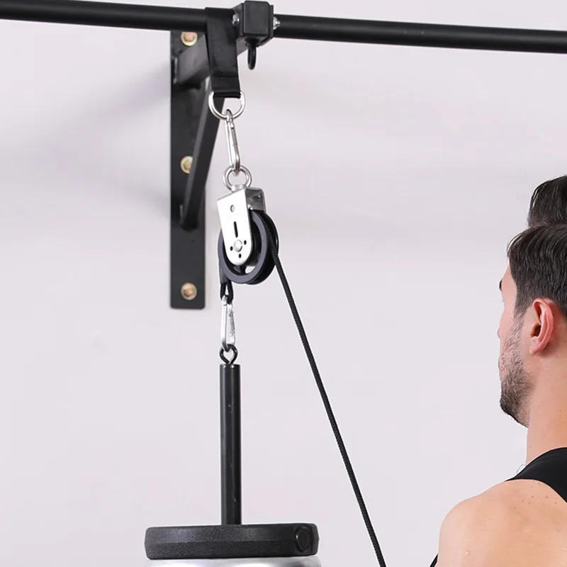 

Комплект шкивов для тяжелых условий эксплуатации — тихая алюминиевая тросовая система со съемными насадками, 360° ° Дизайн вращения