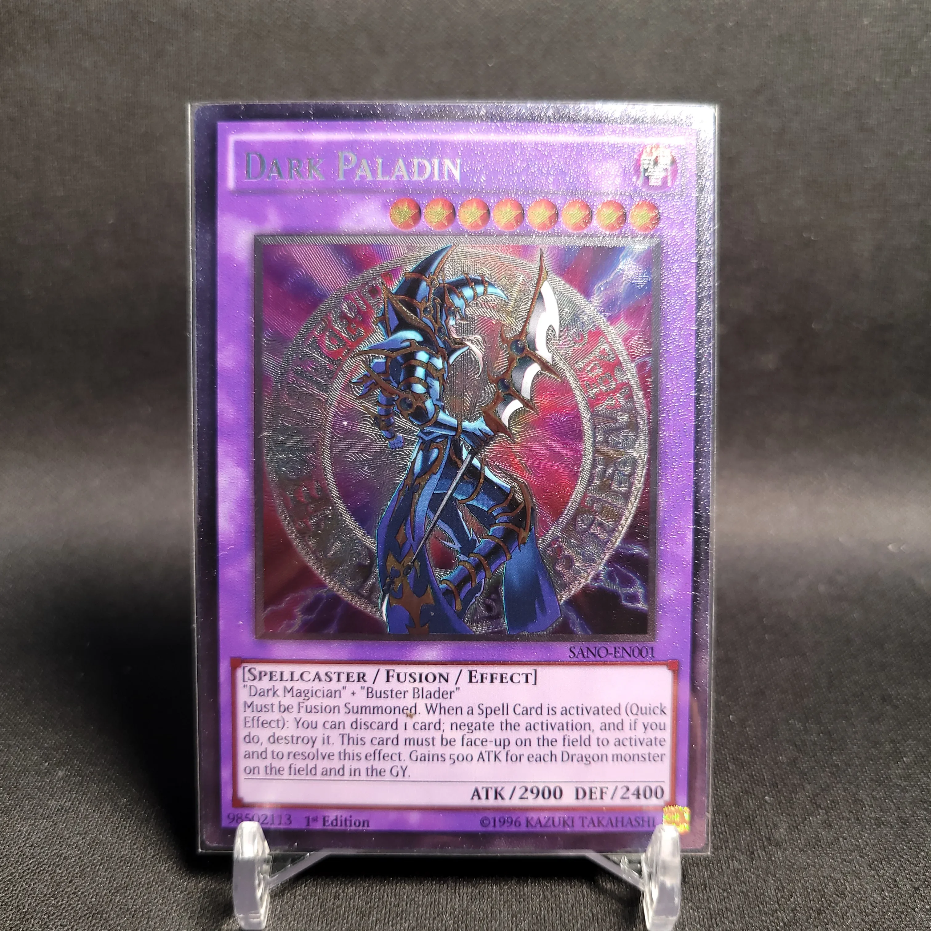 Yu-Gi-Oh  Ultimate Rare SANO-EN001/Dark Paladin Children\'s Gift Collectible Card Toys (Not Original)