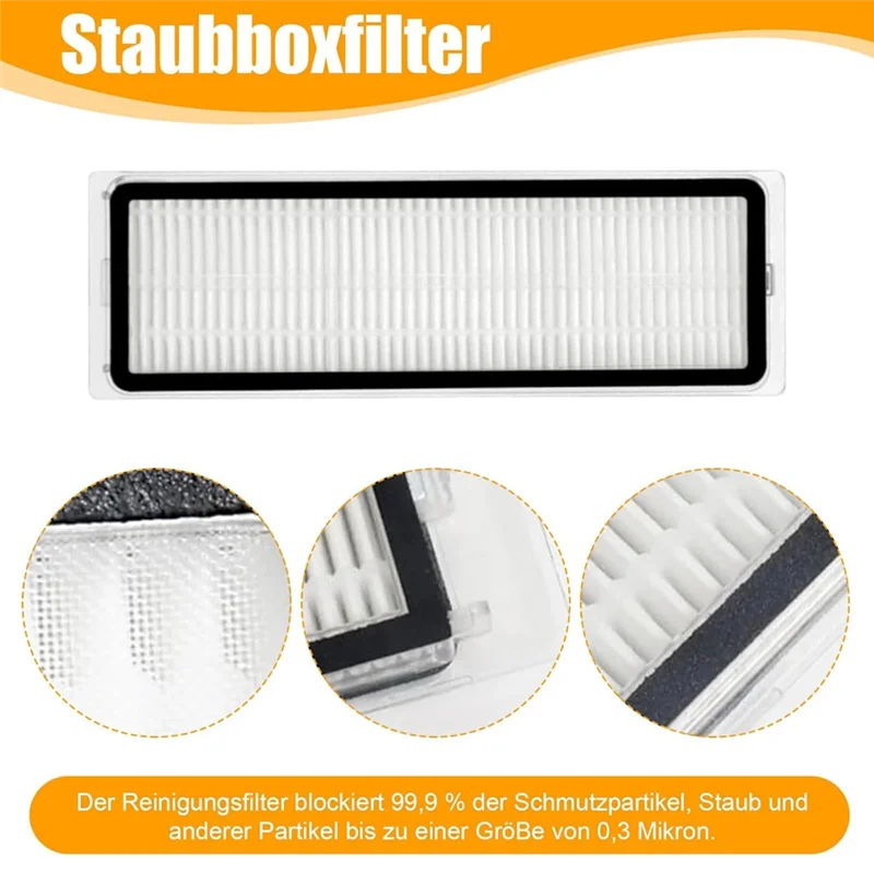 ملحقات SANQ لملحقات قطع غيار المكنسة الكهربائية الروبوتية Xiaomi Robot Vacuum X10 + X20+