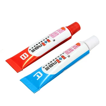 AB Epoxy Glue Strong Adhesive Syringe Cold Weld Plastic Metal Glass Rubber