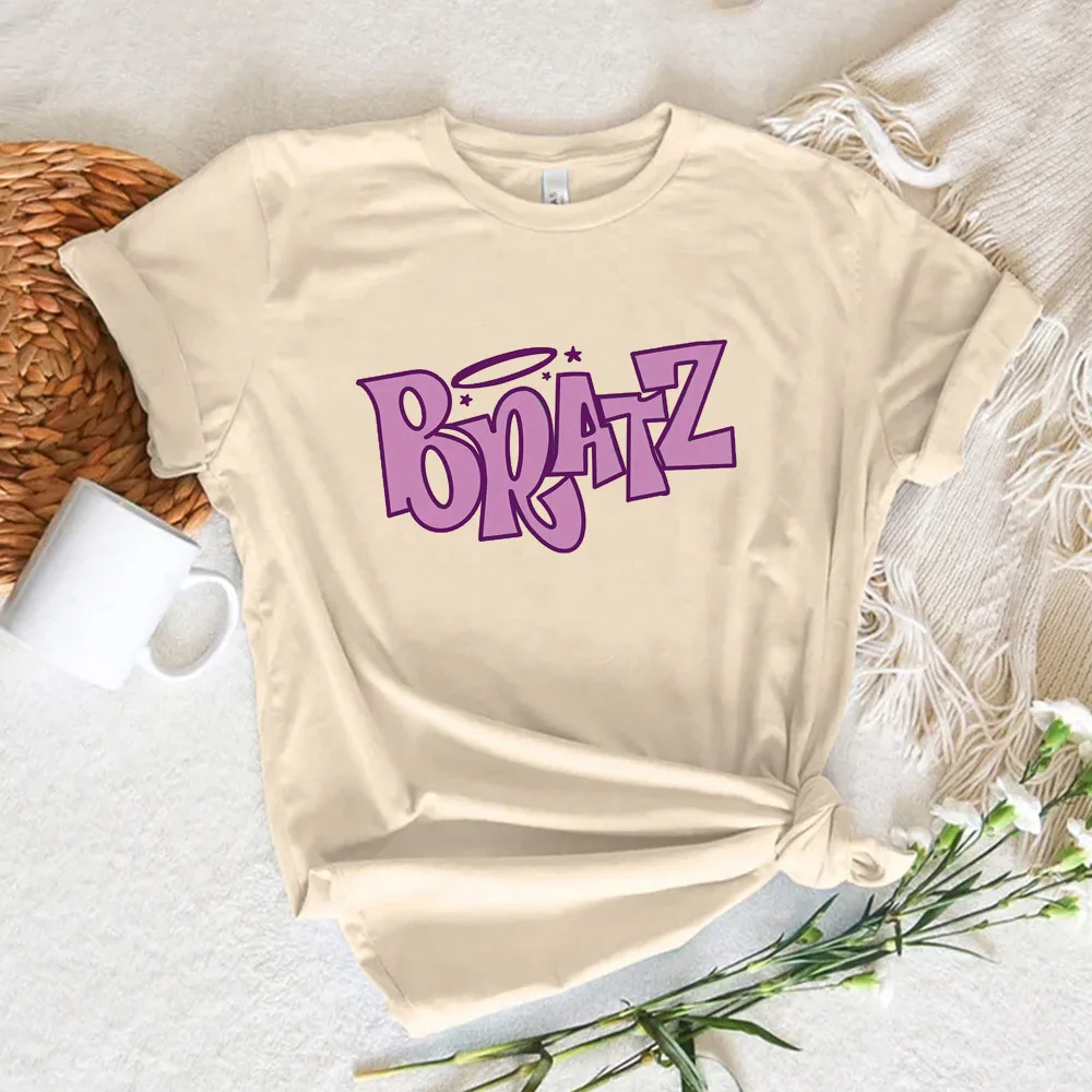 Bratz top women streetwear summer anime t-shirts female designer streetwear clothing