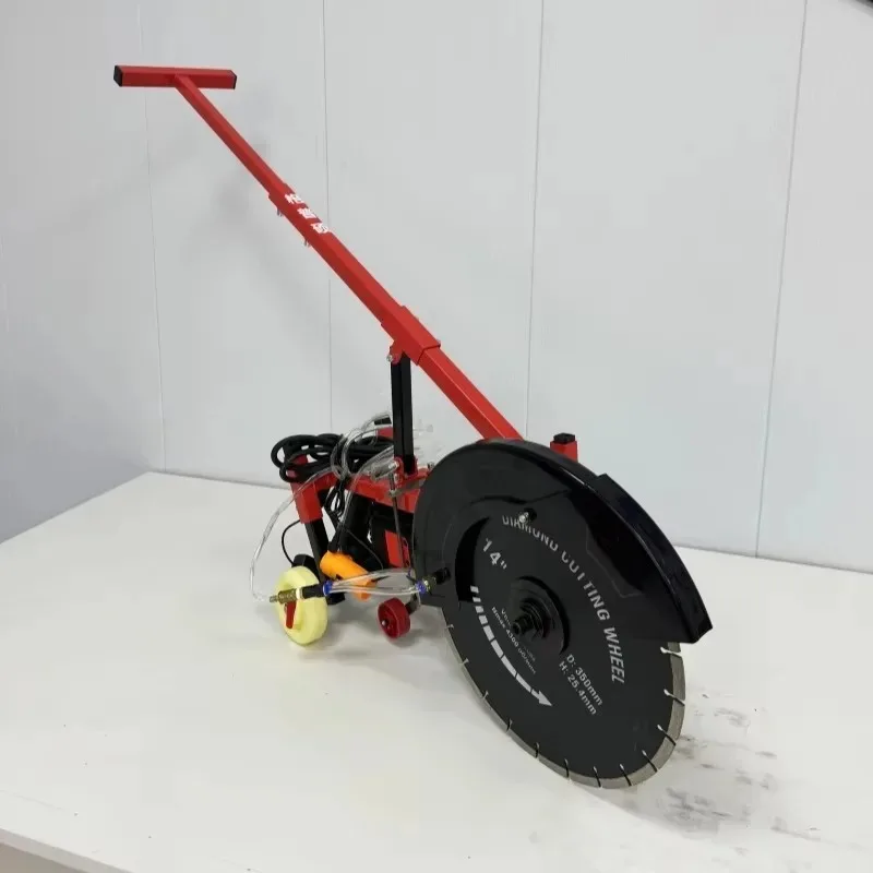 Portable 220 V high power electric road slotting machine, concrete cutting machine 3000w with mounting bracket