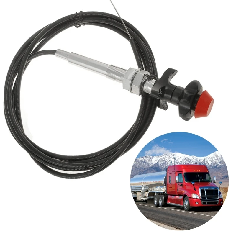 

Universal Control Cable Durable Reliable for Truck Equipment Easy Installation J60F