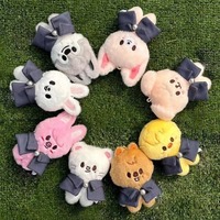SKZOO Plush Toys 12cm Plush Wolf Chan Cartoon Stuffed Animal Plushies Doll Kawaii Companion for Kids Adults Fans Gift