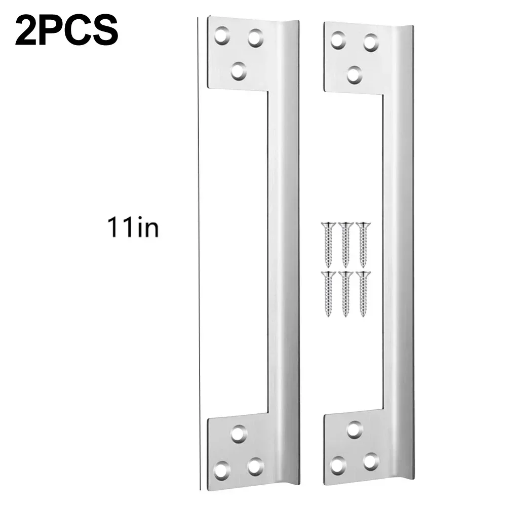 Striker Plates L Shaped Security Reinforcement Tampering Door Latch Guard Plate Enhanced Security Forced Entry