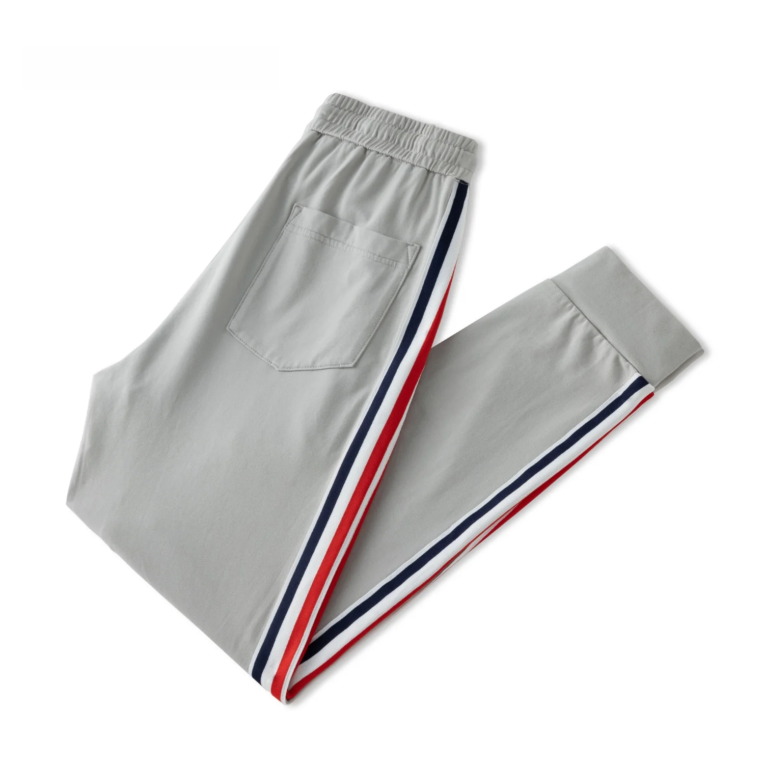 Pantalones Casuales de Verano para Hombre, Marca Mengkou, Estilo Deportivo, Delgados, con Puños, Largos, Juveniles y Modernos