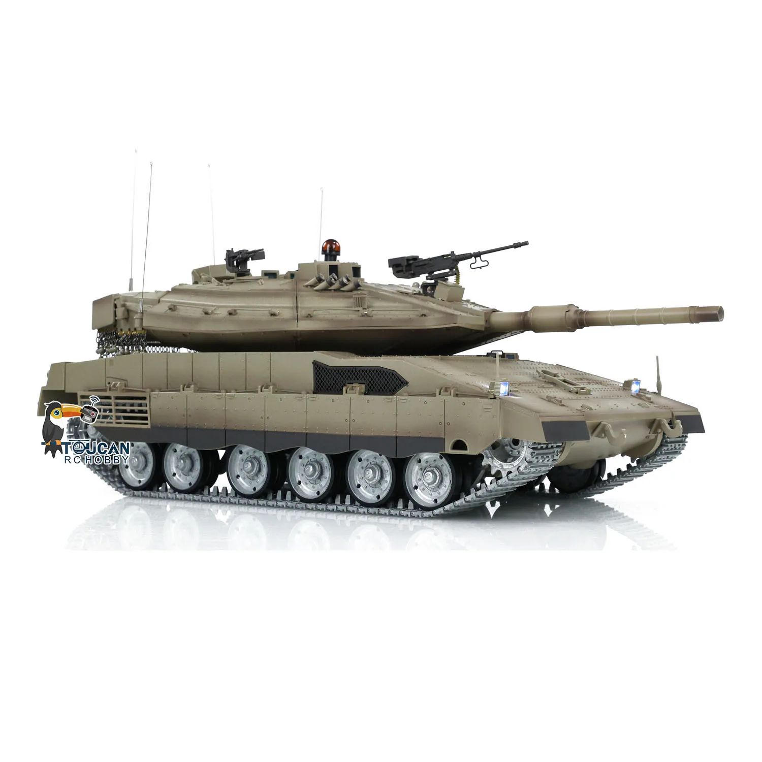Heng Long Zdalnie Sterowany Czołg 1/16 IDF Merkava MK IV Edycja Profesjonalna Metalowe Gąsienice Koła FPV Pojazd Wojskowy Panzer Zabawki