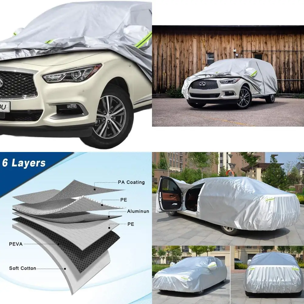 

Custom Waterproof SUV Car Cover for Infiniti QX60 (2013-2025) - All-Weather Protection with Zippered Door