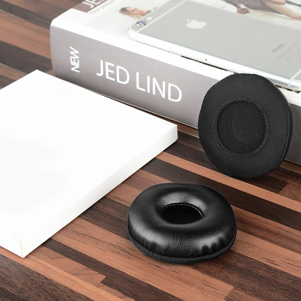 QuickFit-almohadillas para los oídos de cuero proteico, piezas de reparación para auriculares Logitech H390 H600 H609