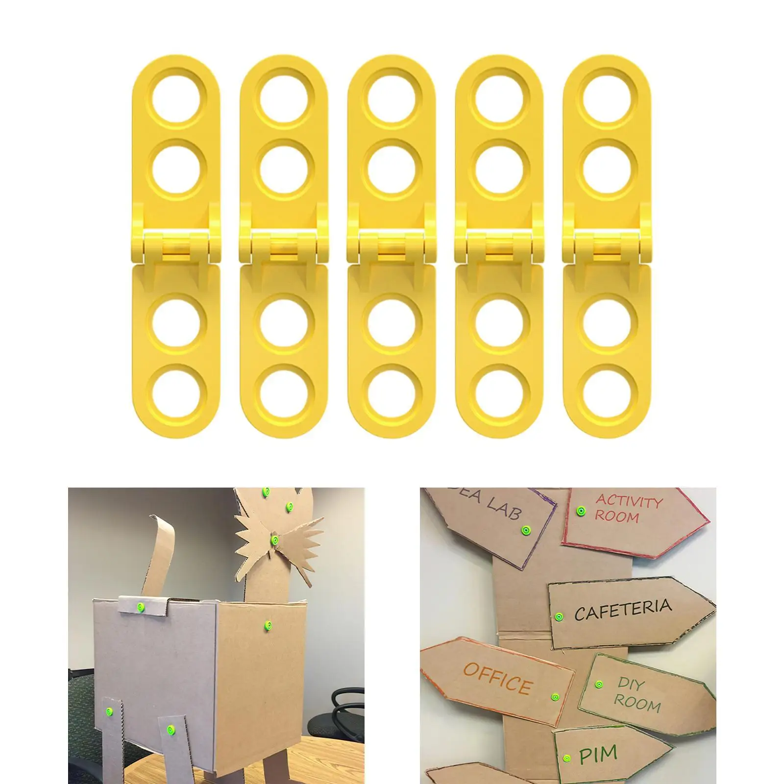 2 × مجموعة أدوات بناء الورق المقوى للتعلم من الورق المقوى للأولاد والبنات، مفصلة قابلة للتعديل