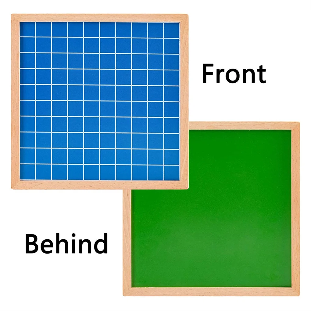 Wooden Hundred Board Math Educational Counting Toys Teaching Kindergarten