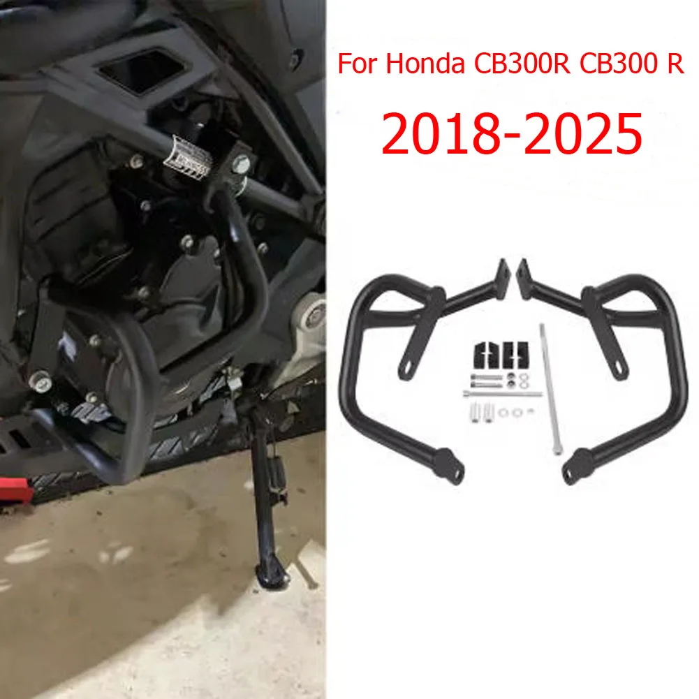 Suitable for HONDA CB300R 2018-2025 Motorcycle Accessories Anti-collision Bar Bumper Frame Protector Engine Guard Crash Bar