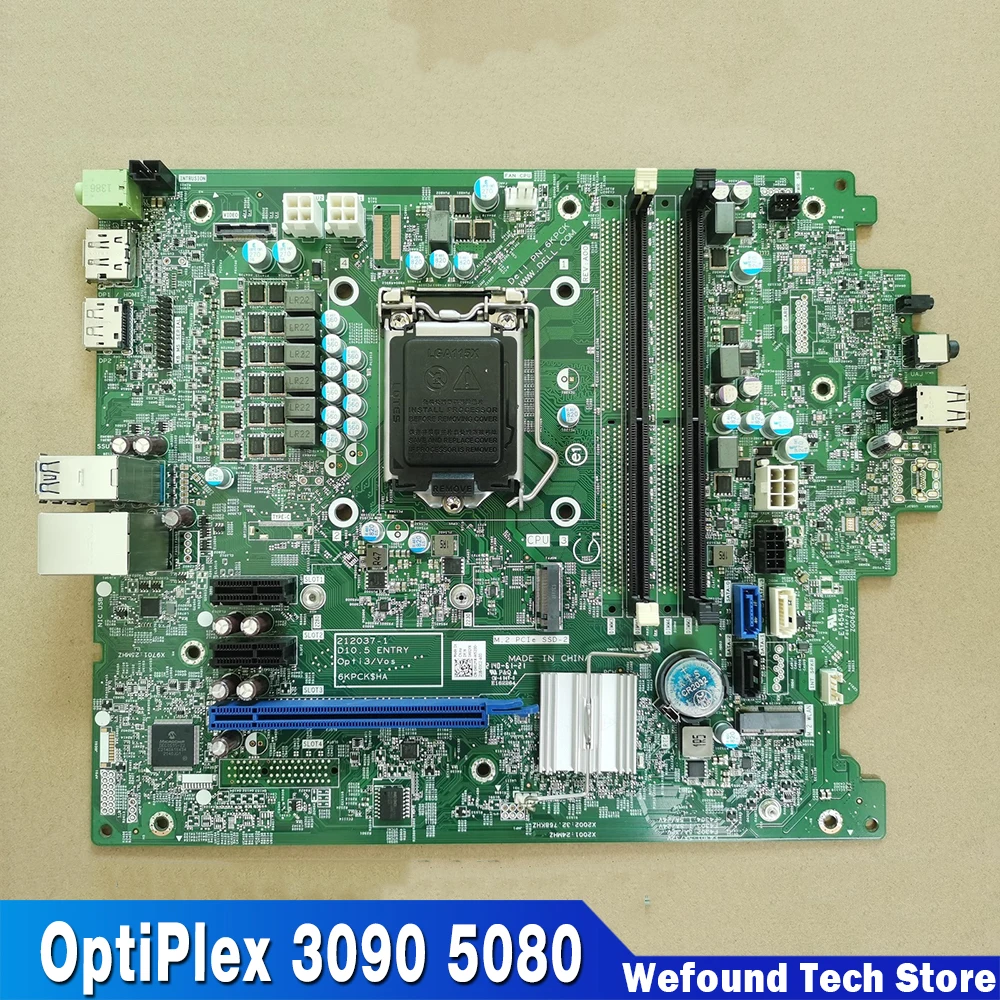 02VCFF 0492YX For DELL OptiPlex 3090 Desktop Motherboard 2VCFF 492YX