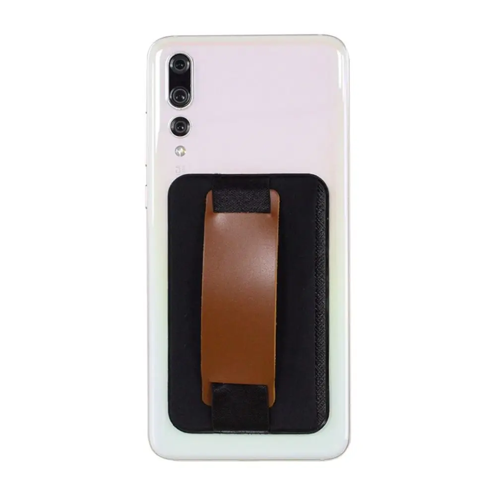 Adhesive Sticker Cell Phone Wallet Case Credit ID Back Cover Phone Card Holder Elastic Stretch Card Case Cellphone Pocket