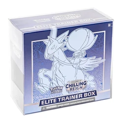 Pokemon Elite Trainer Box, caso de exibição transparente, transparente, plástico, ETB Box Protector, Pacote de cartas, Frame, 5 pcs