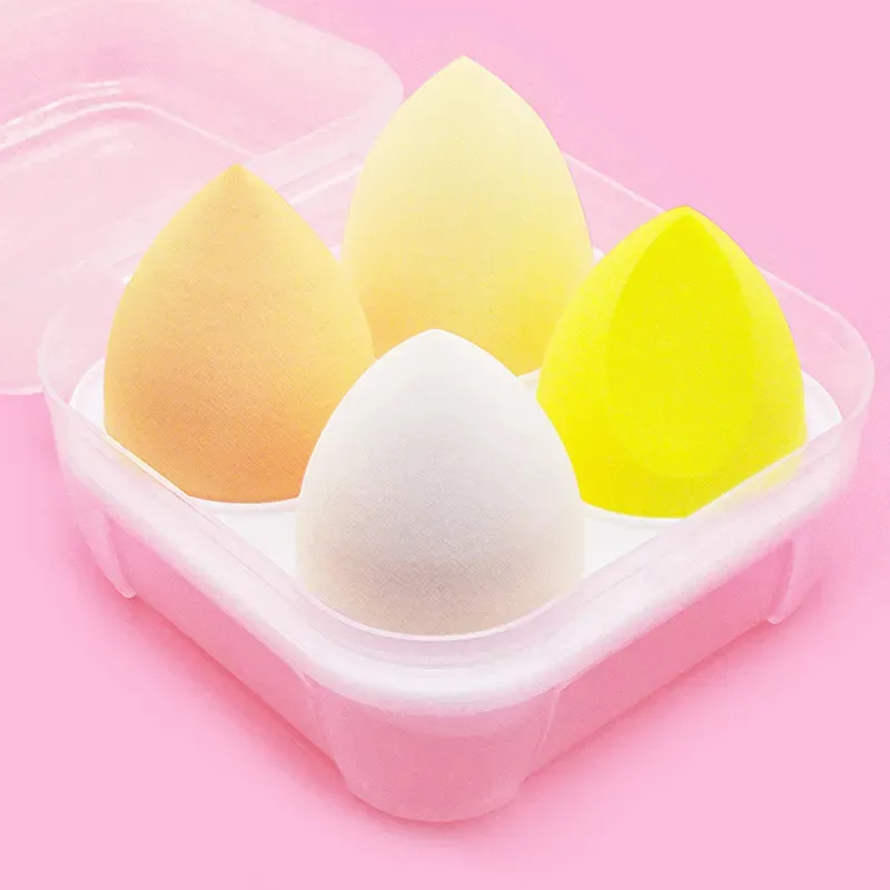 Esponja de maquillaje para mujer, licuadora, huevo de belleza, esponja cosmética para base, esponjas para polvos, accesorios de maquillaje, herramientas de belleza, 4/8/16 Uds.