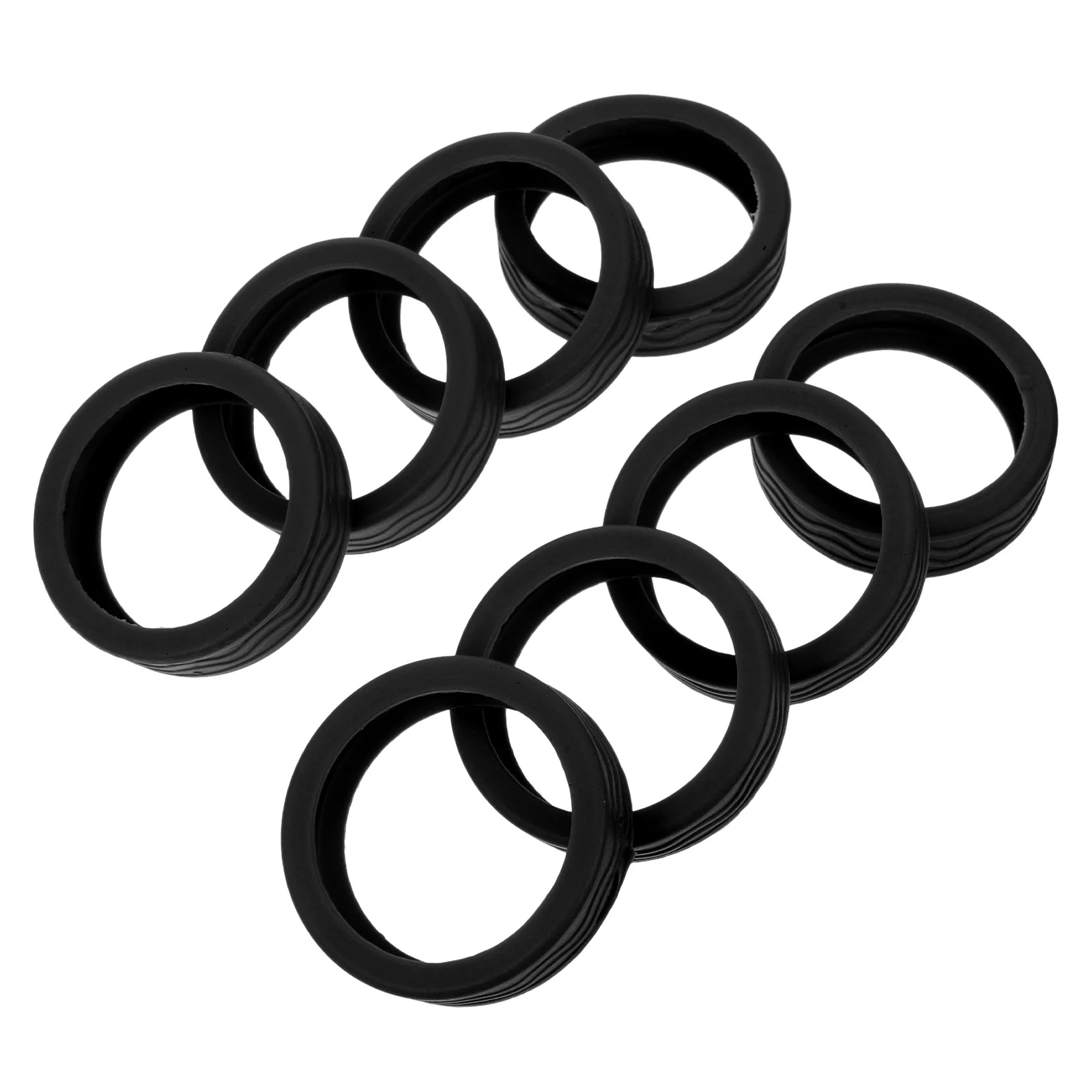 8 قطع من أغطية عجلات السفر متينة وخفيفة الوزن وسهلة التركيب لحماية عجلات حقيبة السفر المريحة للحد من الضوضاء #1