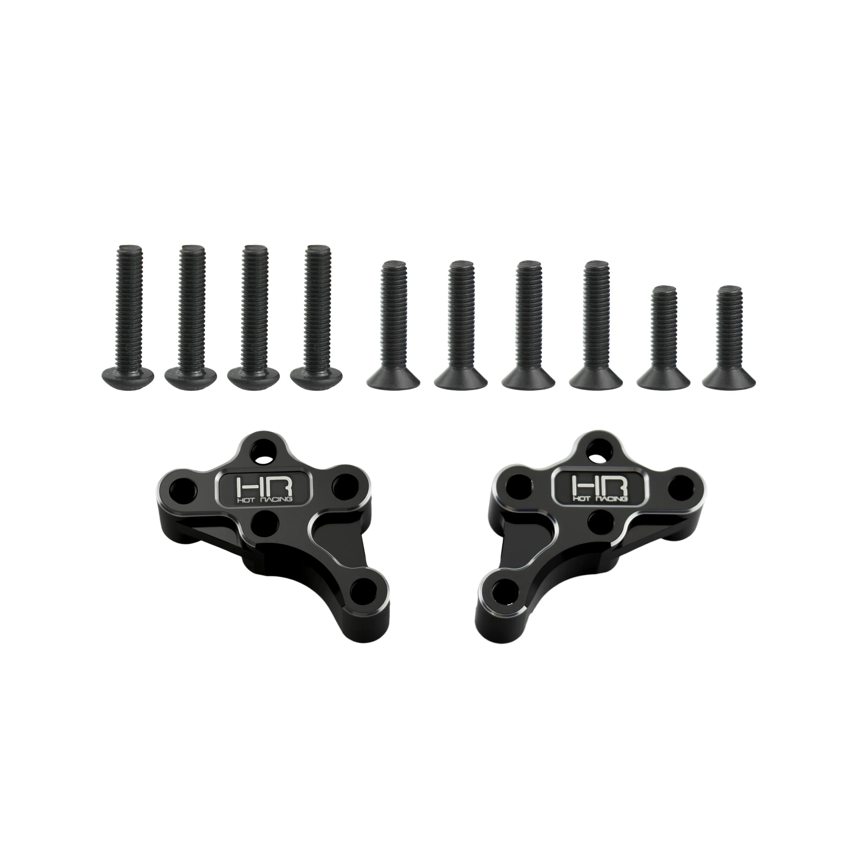 Aluminum Front‑Rear Universal Lower Shock Mount For JConcepts Reactor 1/10 Retro Monster Truck Suspension Upgrade Parts