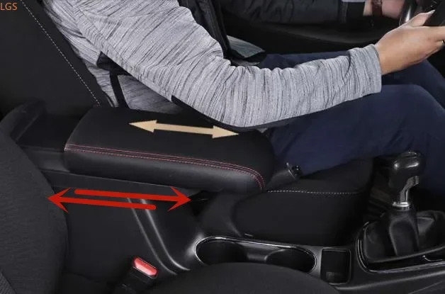 For Kia Sportage R 2018-2019 Armrest box cover Heighten and lengthen support Car styling