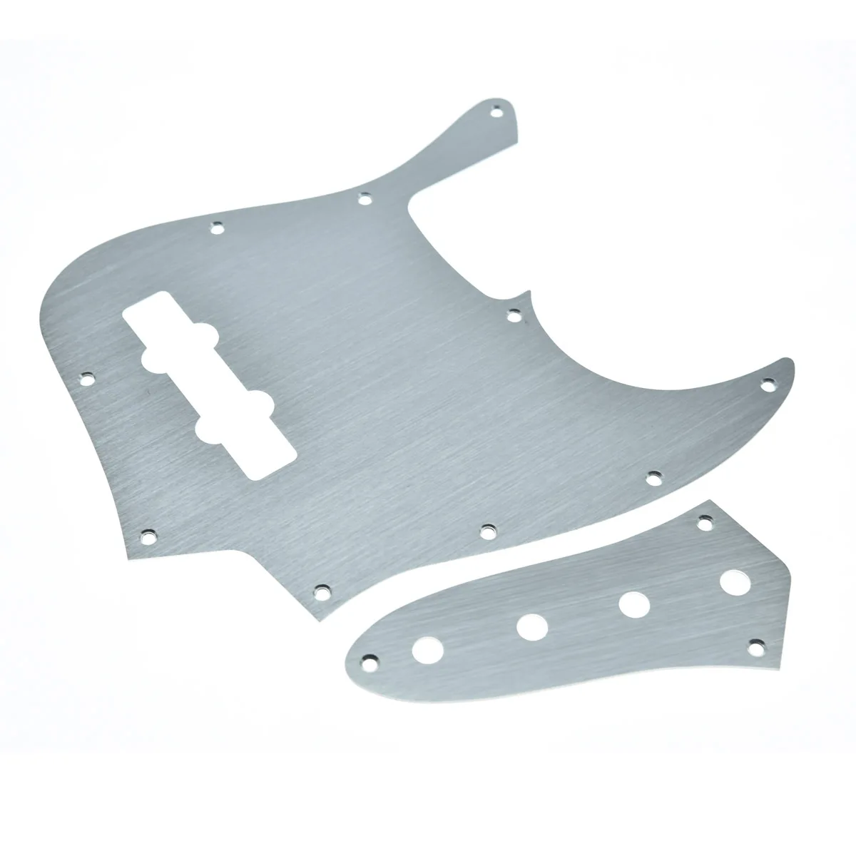 Dopro Aluminum Anodized 10-Hole 4 String Jazz J Bass Pickguard JB Control Plate and Screws for American/Mexican FD Jazz Bass