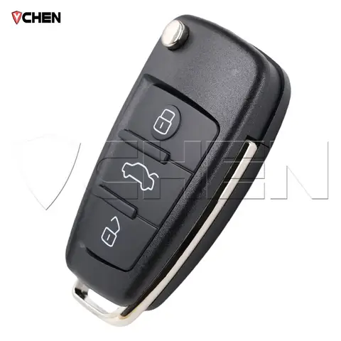 Sunshine 315/433Mhz fjärrnyckel för Audi Q7 B7 Q3 A3 TT A2 A8 A6 A6L A4 S5 C5 C6 B6 A4L A5 Q5 S RS S18X0837220 8P0837220D ID48 8 best sales Audi A3-nyckel - №4