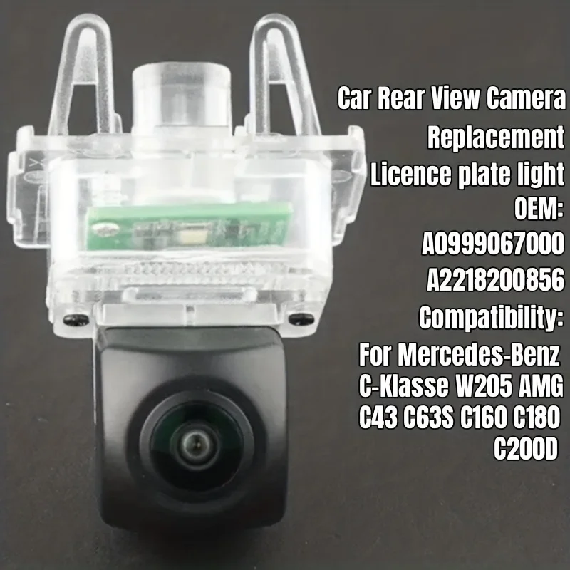 [OEM A0999067000 A2218200856]Car Rear View Backup Camera, for Mercedes-Benz C-Klasse W205 AMG C43 C63S C160 C180 C200D