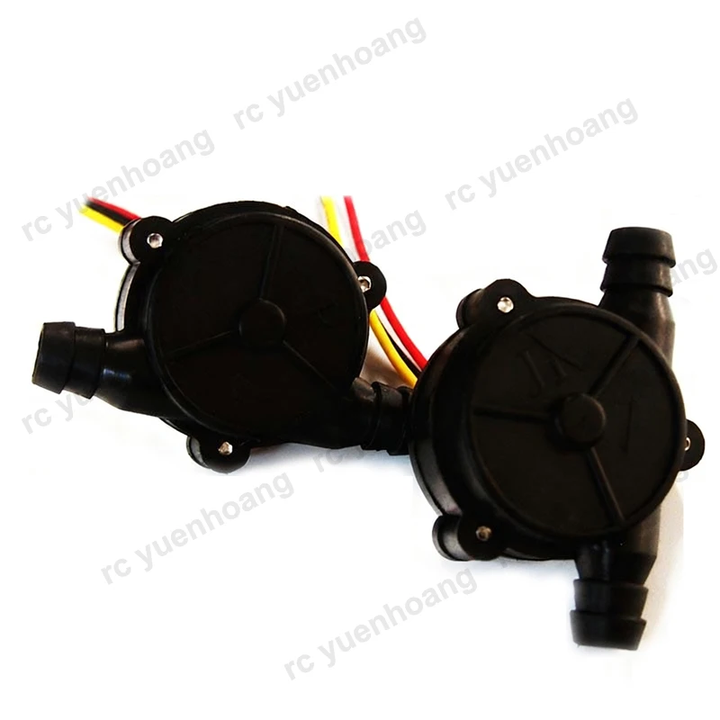1PCS 0.2-6L/Min Sensore di Flusso D'acqua w Connettore Dupont 8MM Tubo di Interfaccia Misuratore di Liquido per la Protezione Delle Piante Drone Serbatoio Dell'acqua/Pompa