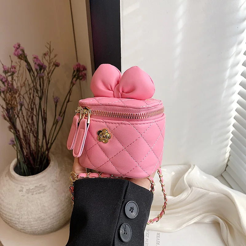 

Handbag Children Brand Luxury Totes High Quality Fashion Classic Quilted Square Handle Bag Children Crossbody Shoulder Bags